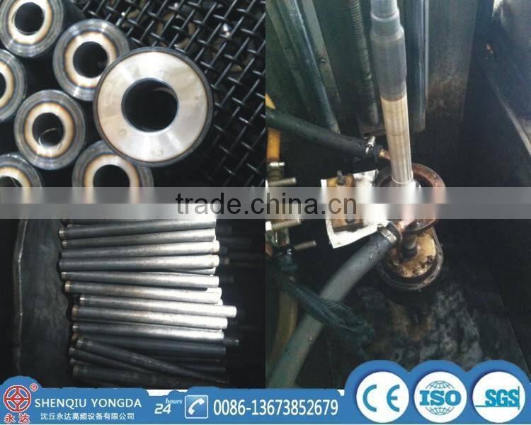 Oversea engineer service are provided induction heat treatment of pipe