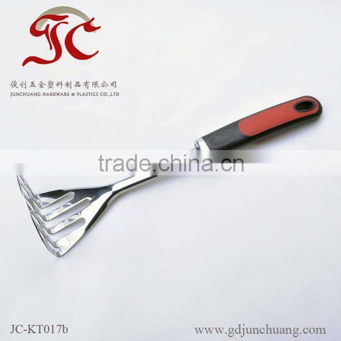 S/Steel handle multi potato masher for kitchenware