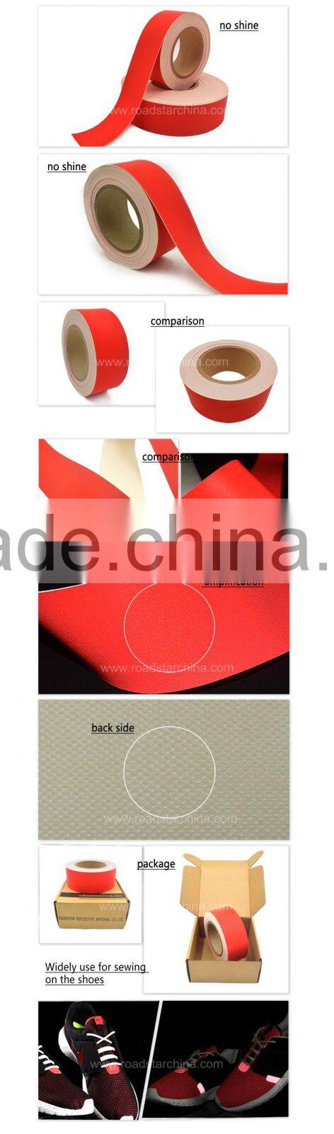 PVC backing colorful reflective synthetic leather for garment