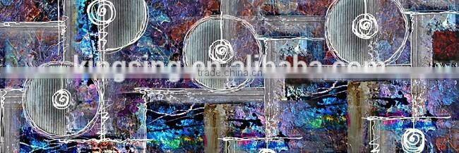 2016 hot sell simple abstract canvas printing painting wall art for decoration