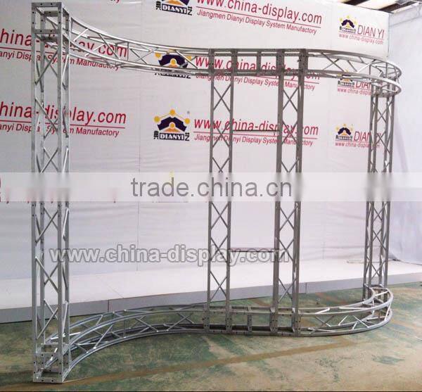 2015 hotsale Exhibition steel aluminum truss trade show display booth