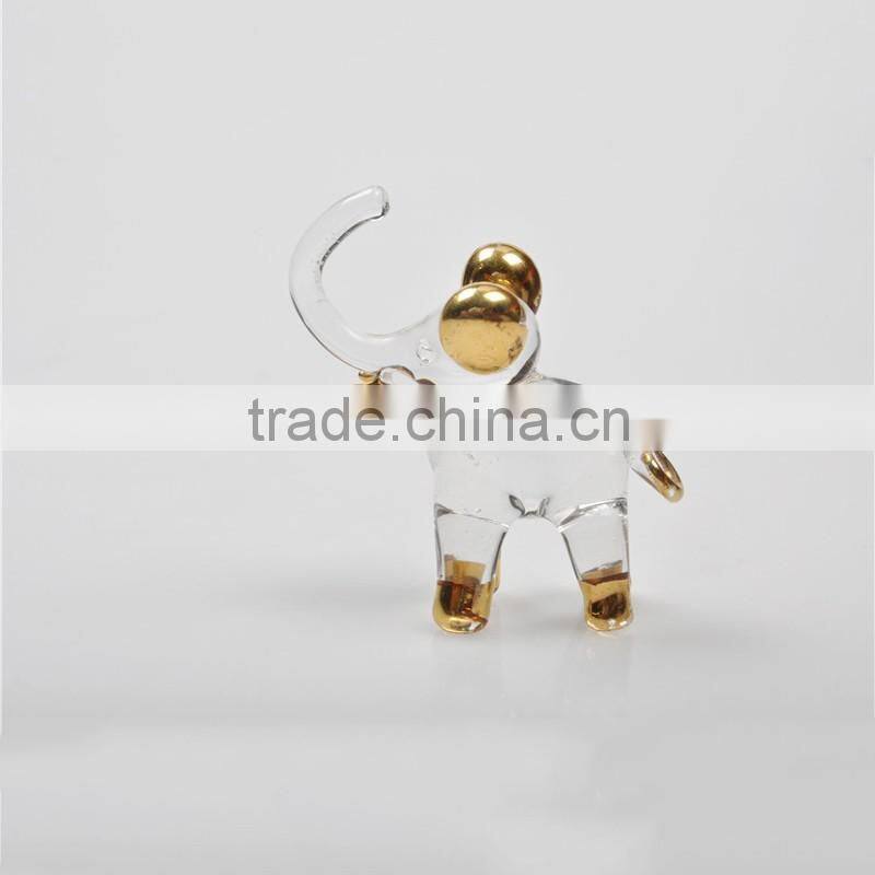 faceted crystal animal for office decoration