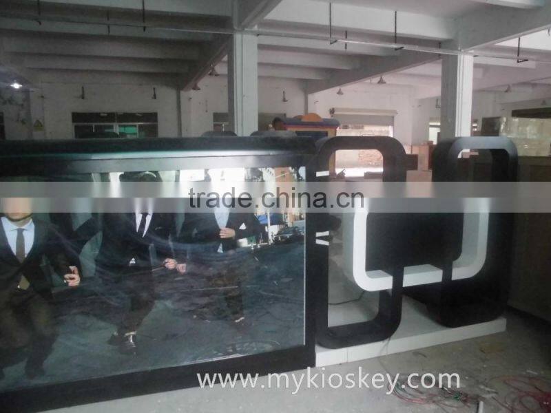 Factory supplier clothes kiosk,clothes display showcase for sale