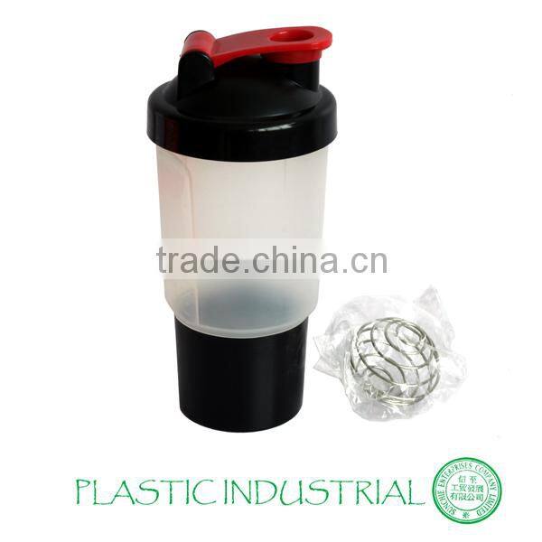 Plastic Shaker bottle for Mixing nutrition powder