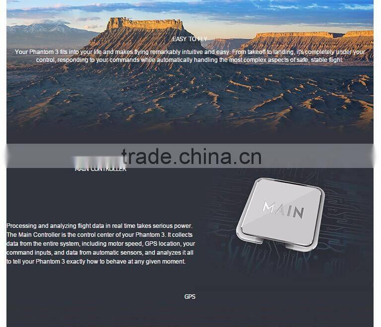 DJI Phantom 3 Professional RTF GPS System Drone With 4K HD Camera with Hardshell Bag Backpack Case FPV Quadcopter Dron drones