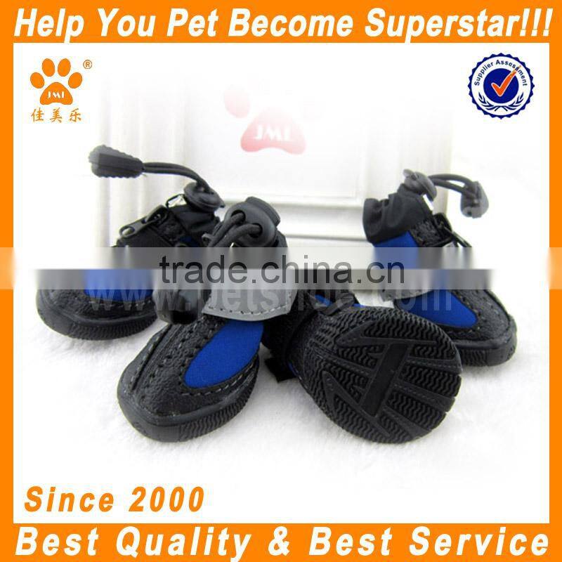 JML new design waterproof pet rainboots with rubber sole