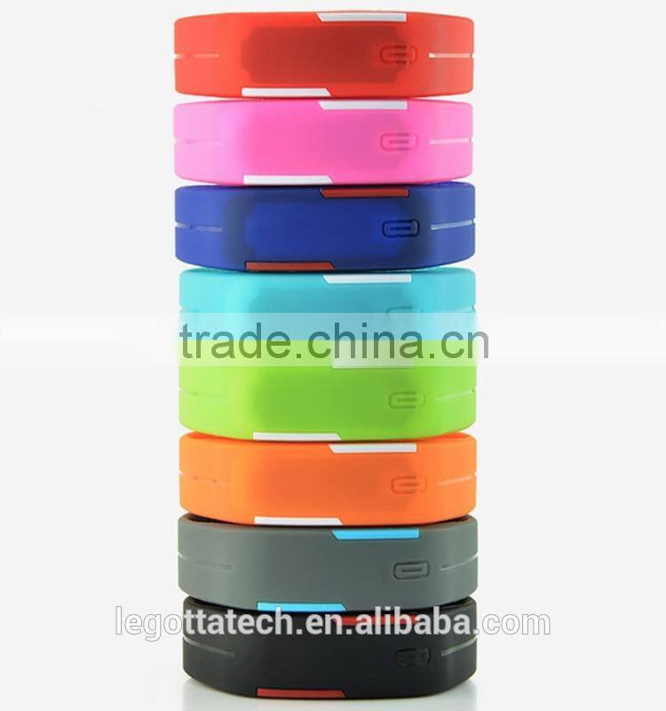 Cheap price wholesale colourful fashional led geneva silicone watch
