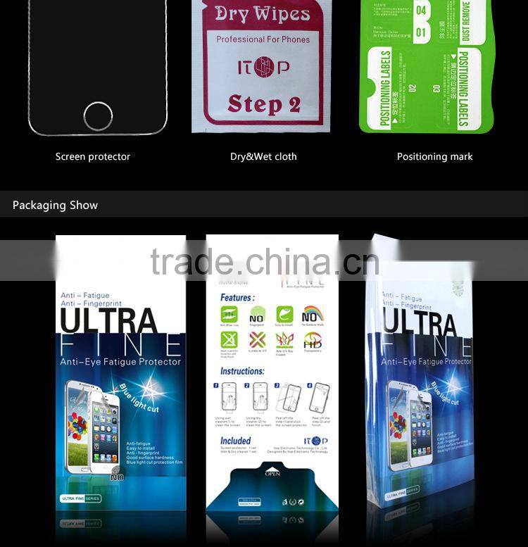 Japan blue light cut film /anti-blue light screen protector for Iphone 5s mobile phone