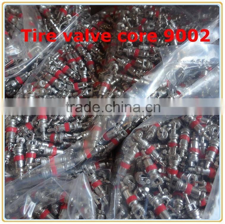 9001 9002 Car Tire Valve Accessories / Zinc Alloy Tire Valve Core