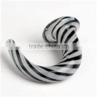 Hot sale ear glass expander body piercing jewelry