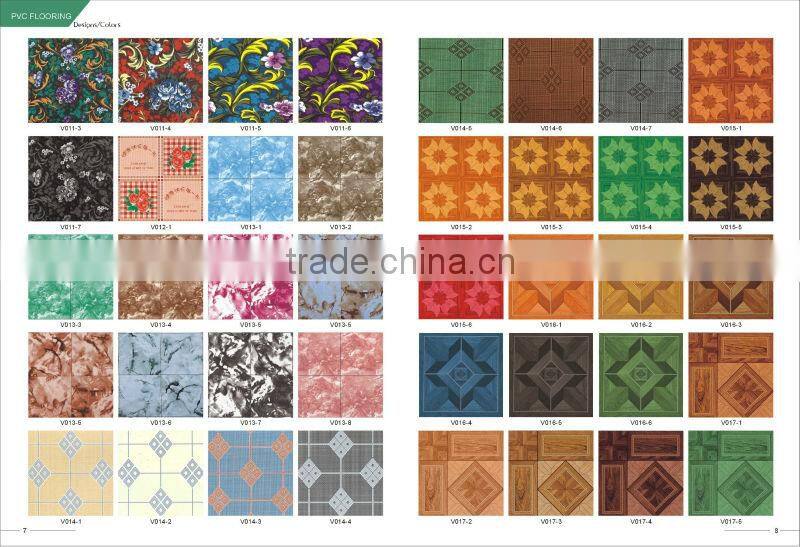 laminate flooring roll with various designs & colors