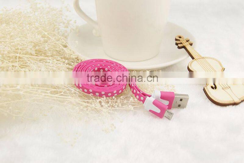 Usb cable for charging Printing USB Cable for V8 for micro usb data wire