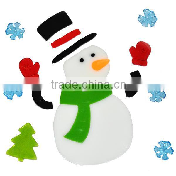 christmas sticky window decoration SNOWMAN ornament