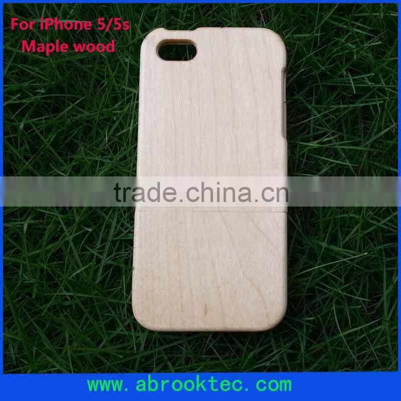 Natural wood case for iphone 5 case,for iphone 5 wood case