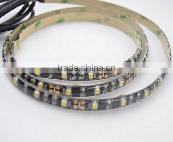 usb powered led strip DC5v 3528 led strip light with black pcb