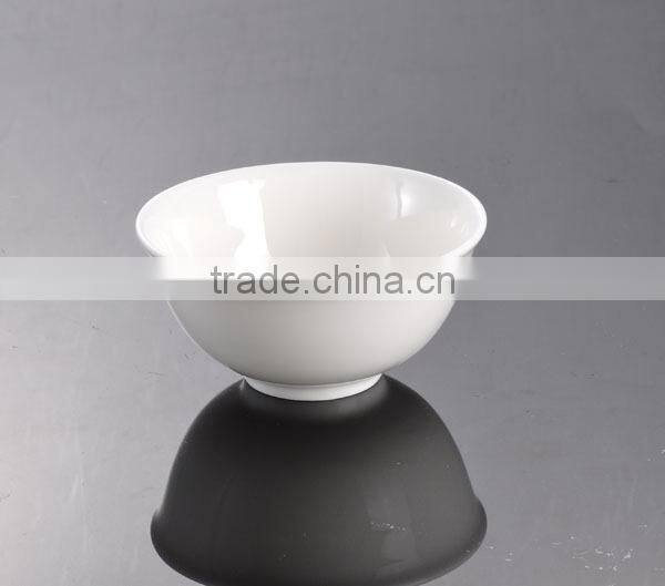 Whoesale Restaurant Hotel Home Custom Design Plain White Ceramic Rice Bowl