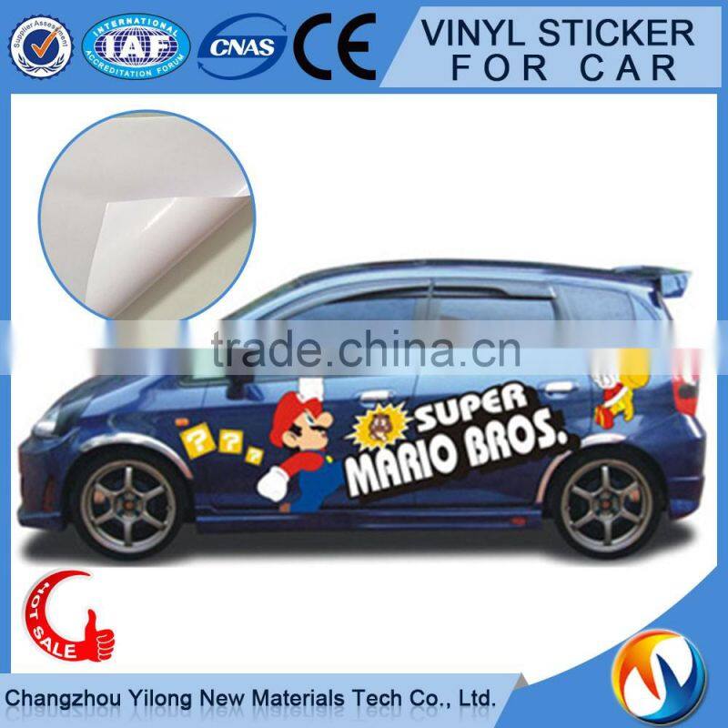 36" 140g White Vinyl Self adhesive Vinyl Car Sticker 0.914*50m