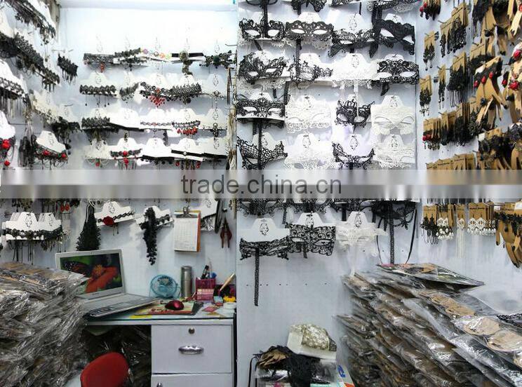 New design prong shape black drawing colorful mask