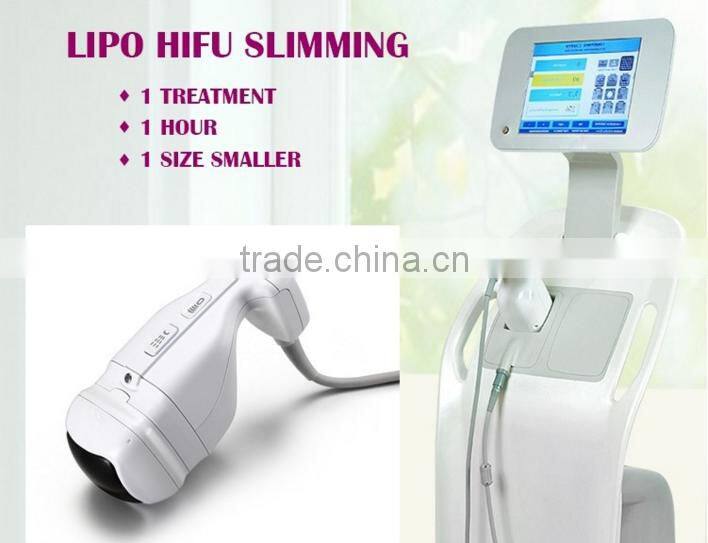 popular HIFU body slimming machine/ hifu liposonix slimming machine
