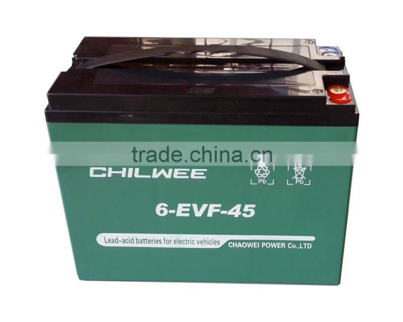 EVF Series VRLA Gel Battery for Electric Vehicles, 12V 50Ah at 20hr rate