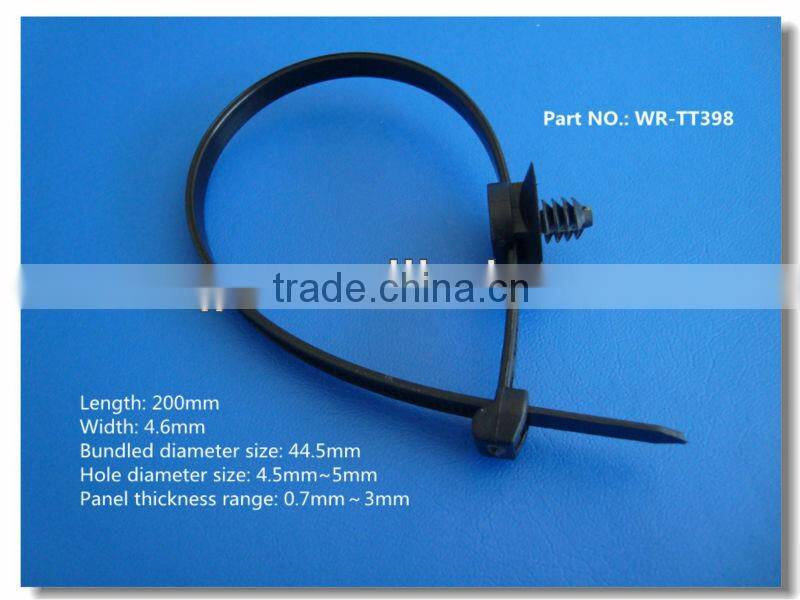PA66/UL 94V-2 self-locking cable ties manufacturer