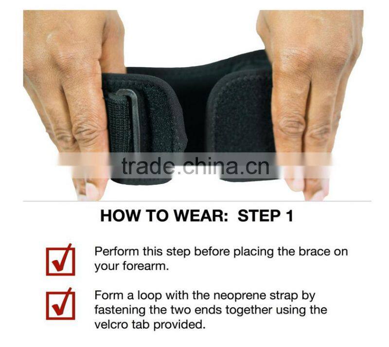 FDA Approved High Quality Neopre Elbow Support pad, tennis elbow brace with Pressure Pad