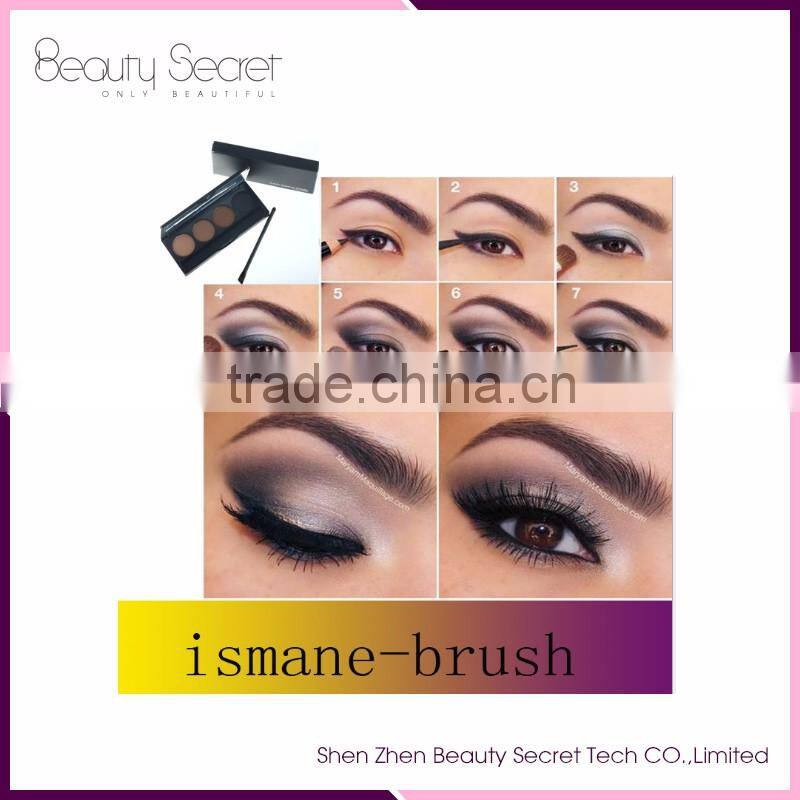 Affordable Private Label Eyebrow Pencils 4 color Eyebrow Palette with eyebrow pencil