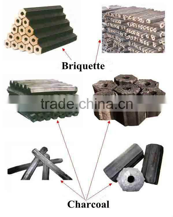 Top supplier activated carbon used coconut shell powder charcoal briquette making machine
