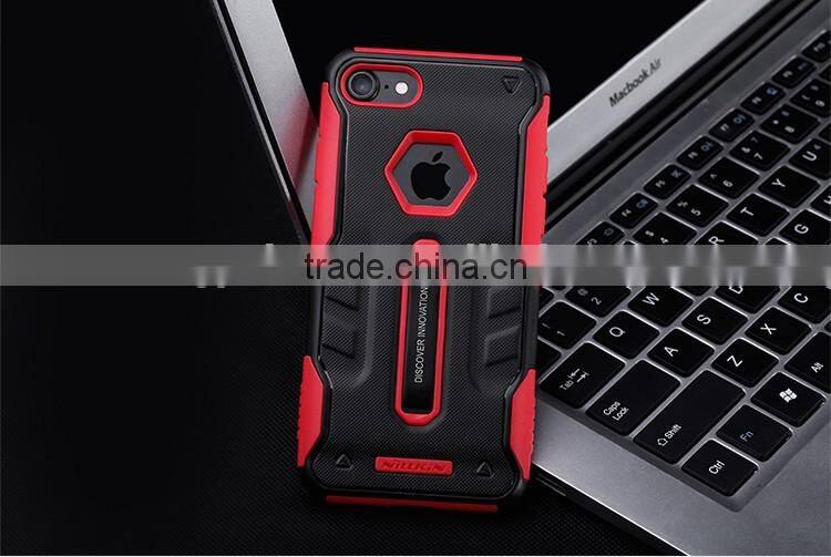 ORIGINAL NILLKIN Stronger Defender 4 Rubber Rugged Cover Case for iPhone 7 ALLOY KICKSTAND CASE ROBOT KICKSTAND CASE