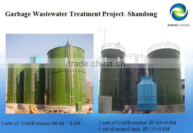 glass coated steel tanks comply with American standard of AWWA