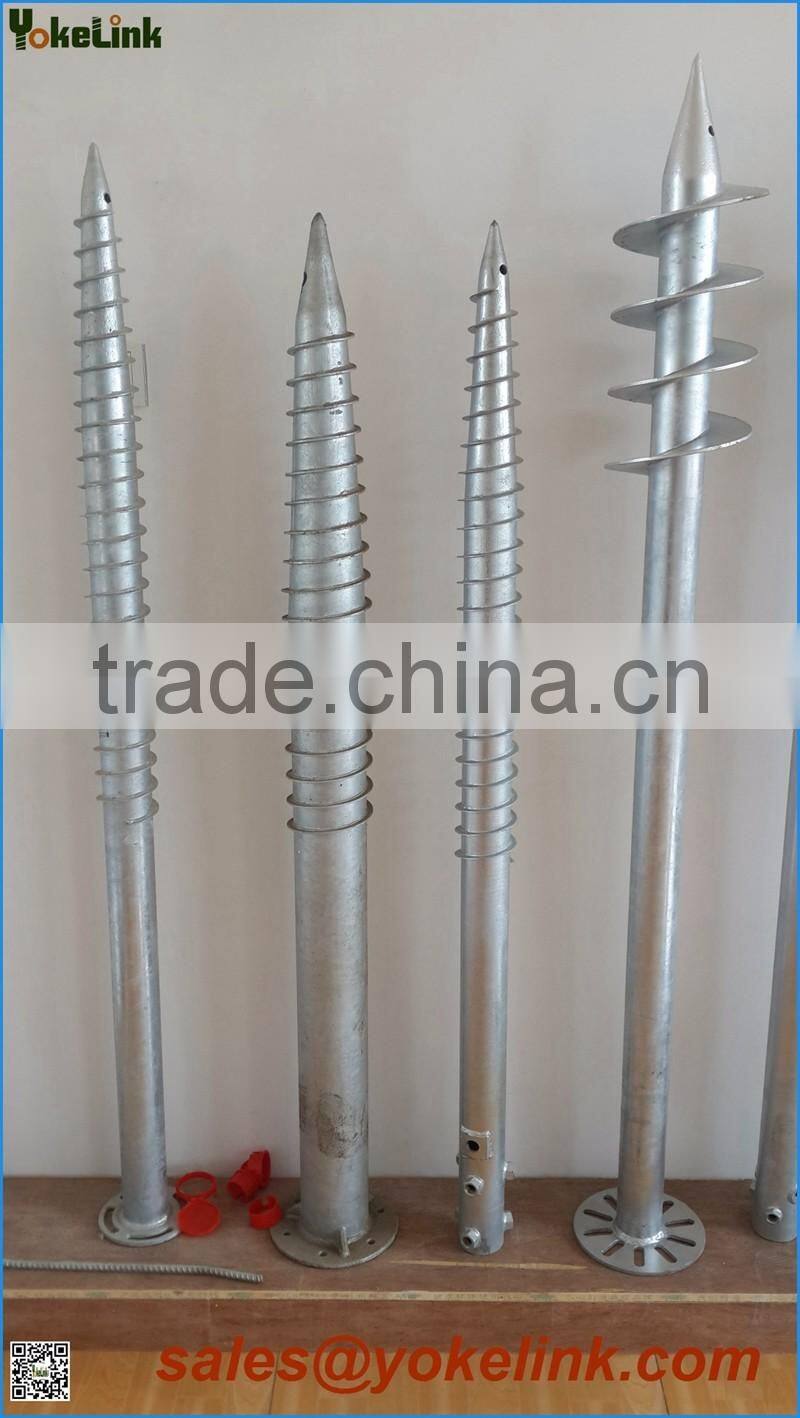 Hot Dip galvanized Earth Auger Anchor