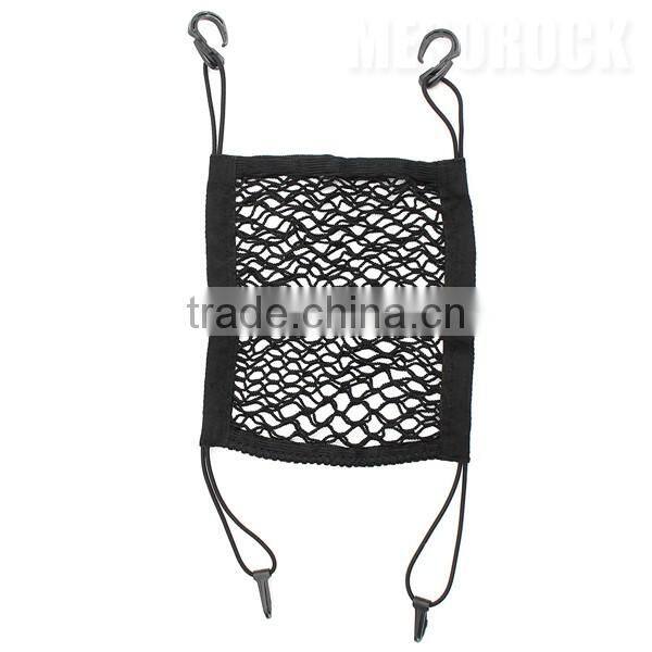 Universal Car Seat Storage Mesh Cargo Net Hook Pouch Holder Car Storage Organizer