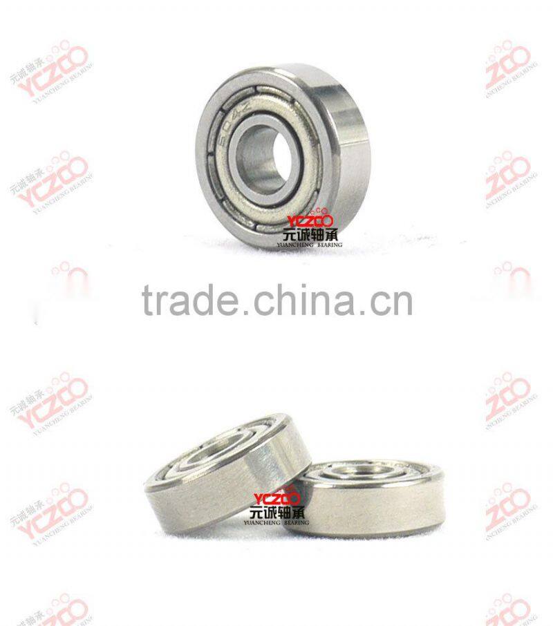 Small size bearing Deep groove ball bearings 604-zz