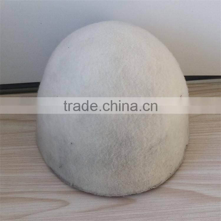 felt hat used for head form impact test of safty glazing