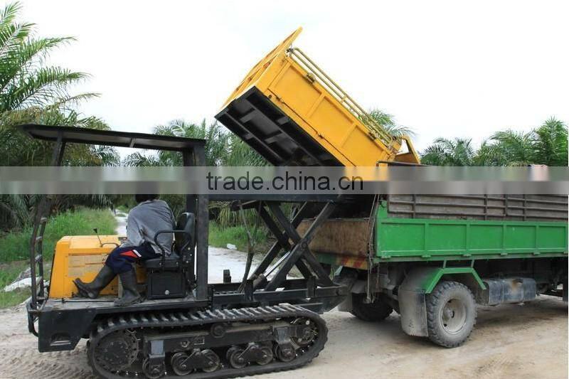 electric mini dumper crawler dumper 600kg