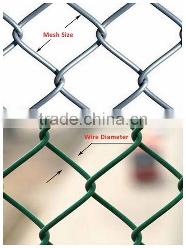 hot sale cheap electric galvanized metal garden used chain link fence prices for sale