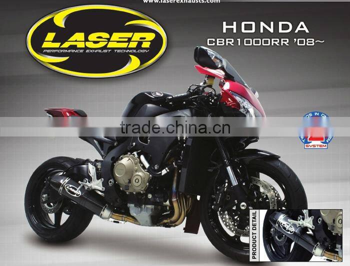 For Honda CBR1000RR 2008 Motorcycle Exhaust Pipe LASER WORKS Full system incl. Hotcam2