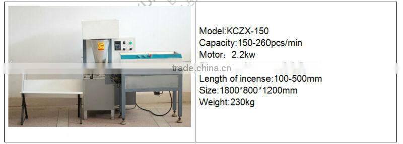 Most professional round bamboo cone incense stick machine with best price for sale