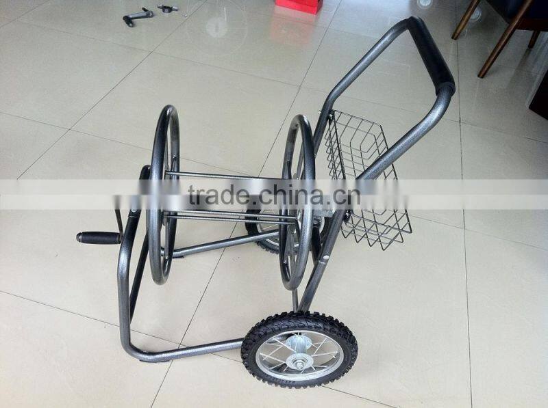 Garden hose reel cart