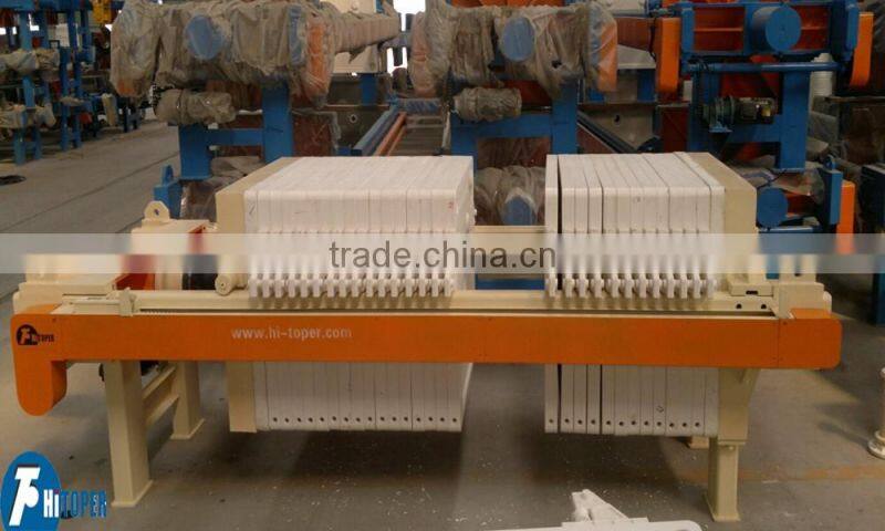 water quality treatment used hydraulic filter press