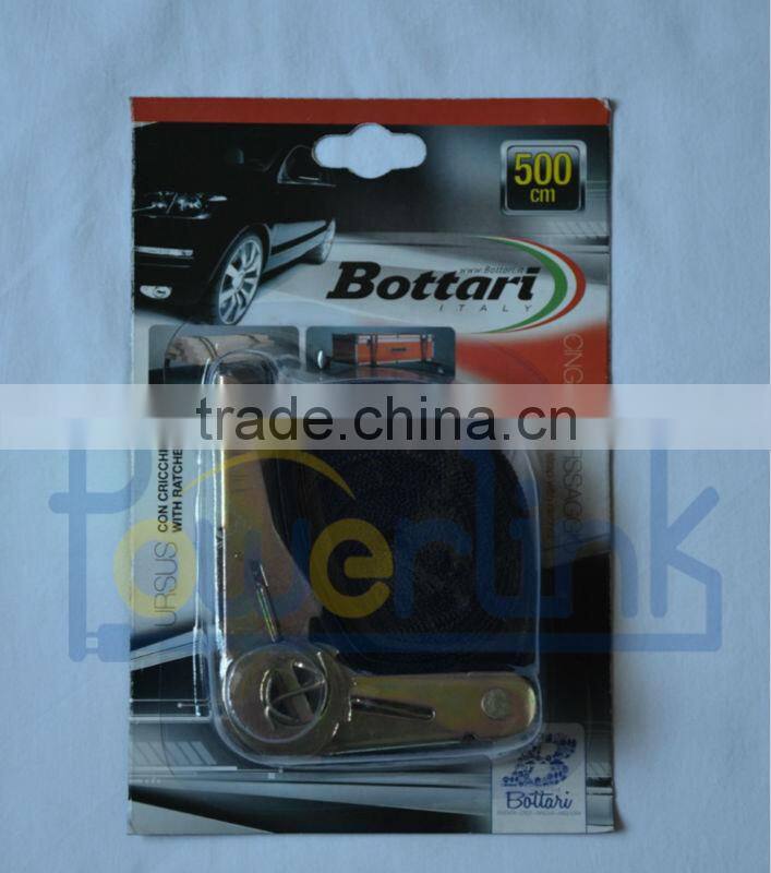 H90195 Standard outdoor safety ratchet tie down, safety lashing strap, auto tools CH-R001-8