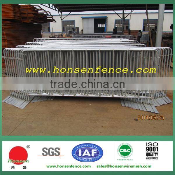 Anping made Flat feet of crowd control barrier