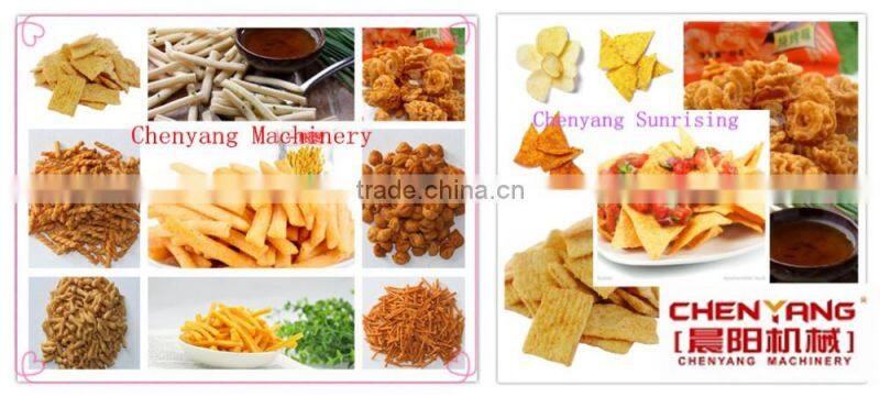 Stainless steel delicious extrusion food equipment inflating food production line