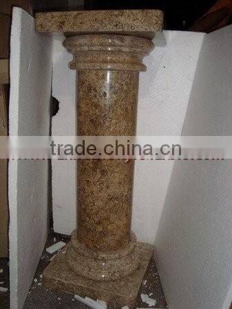 NEW FOSSIL MARBLE PEDESTAL