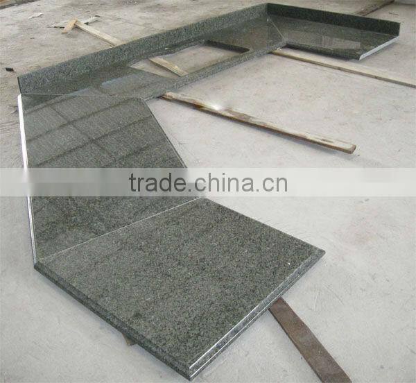 Polished chengde green granite countertops