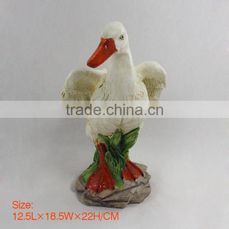 Resin garden decor goose statue