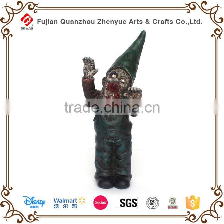 Customized polyresin zomnie as halloween ornamenets