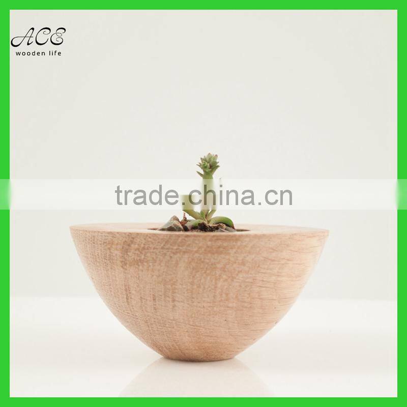 Wooden planter Wooden plant pot