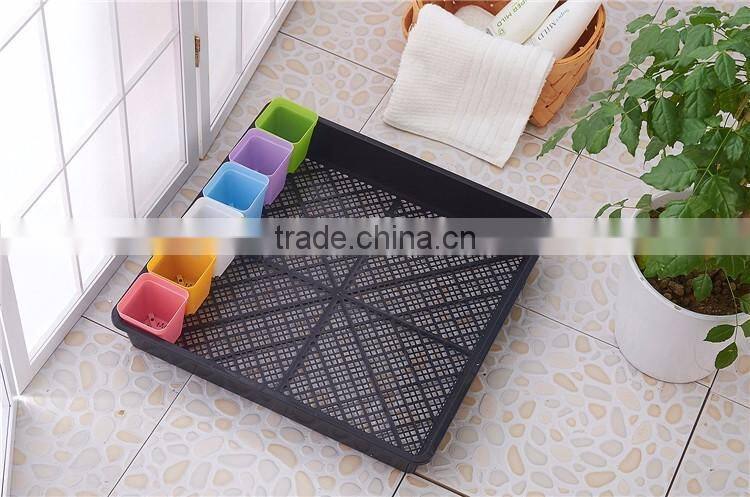 Plastic 20 Divided Plant Flower Pots Tray