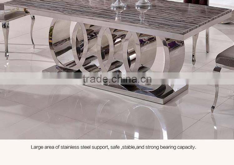 TH382 Cheap price Marble Dining Table and Chair Set